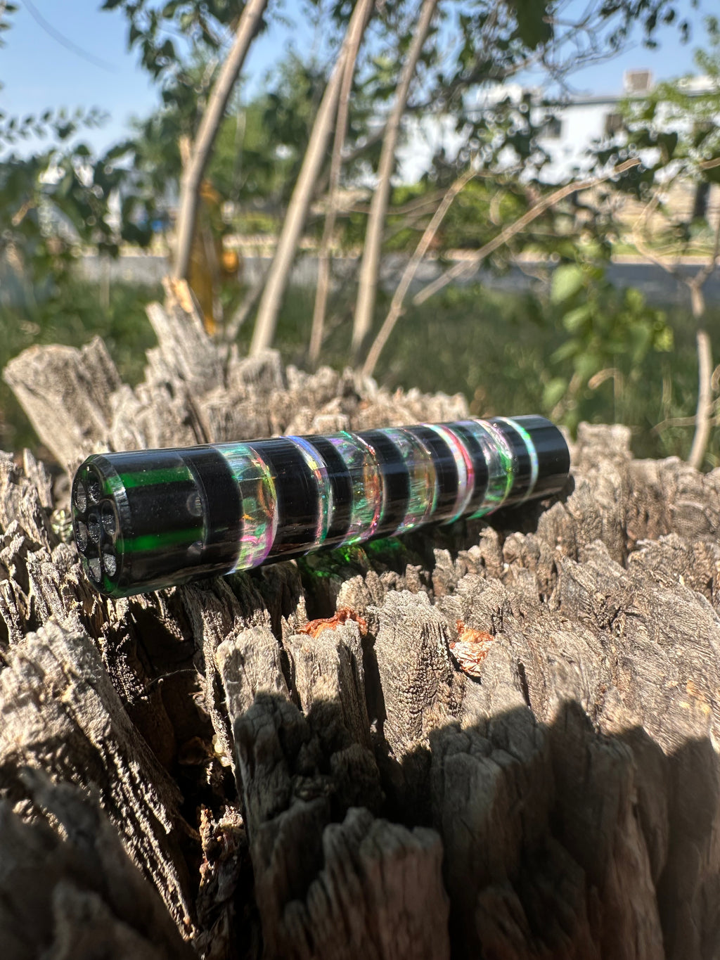 Dichroic/opal/glass tip