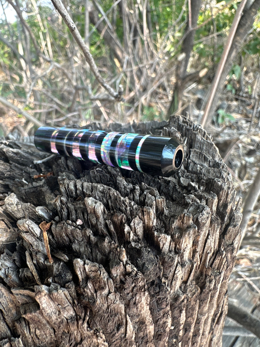 Dichroic/opal/glass tip