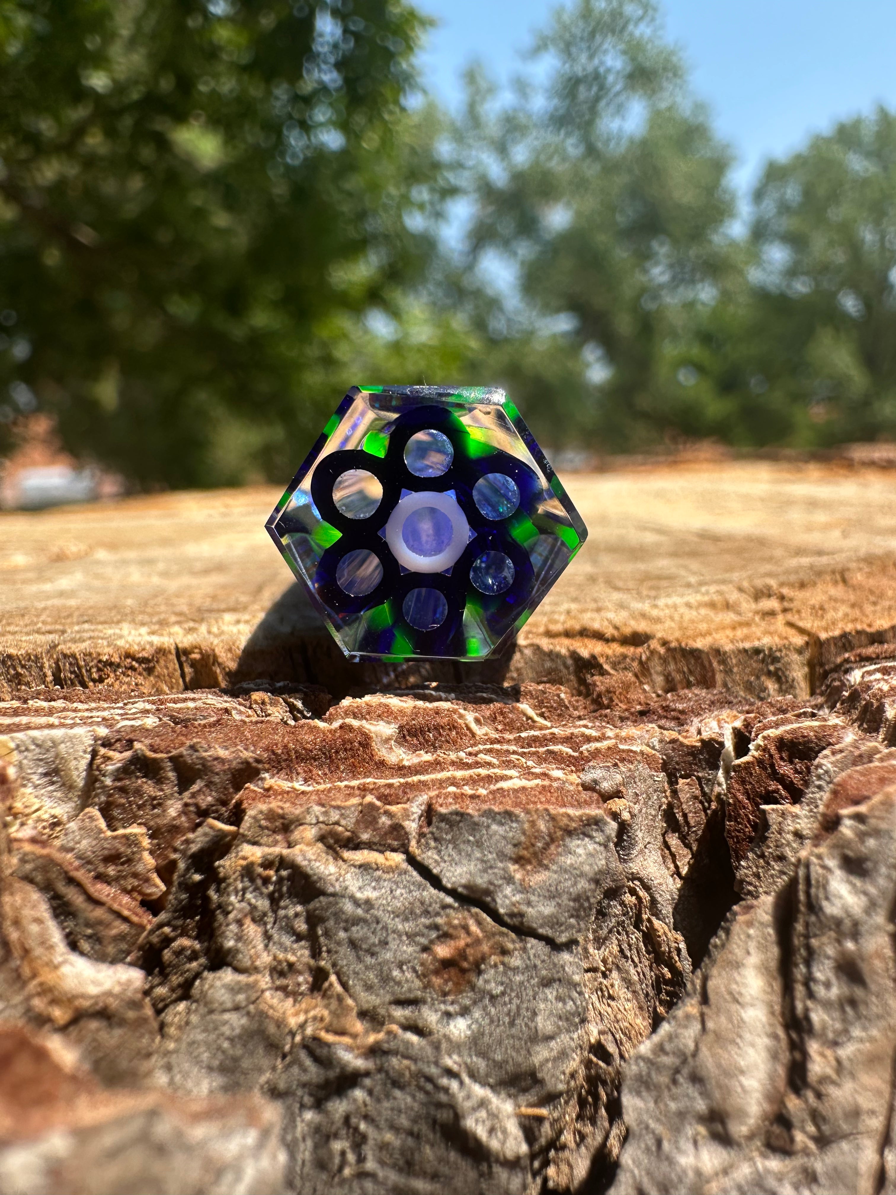 3 opal hexagon crisptip