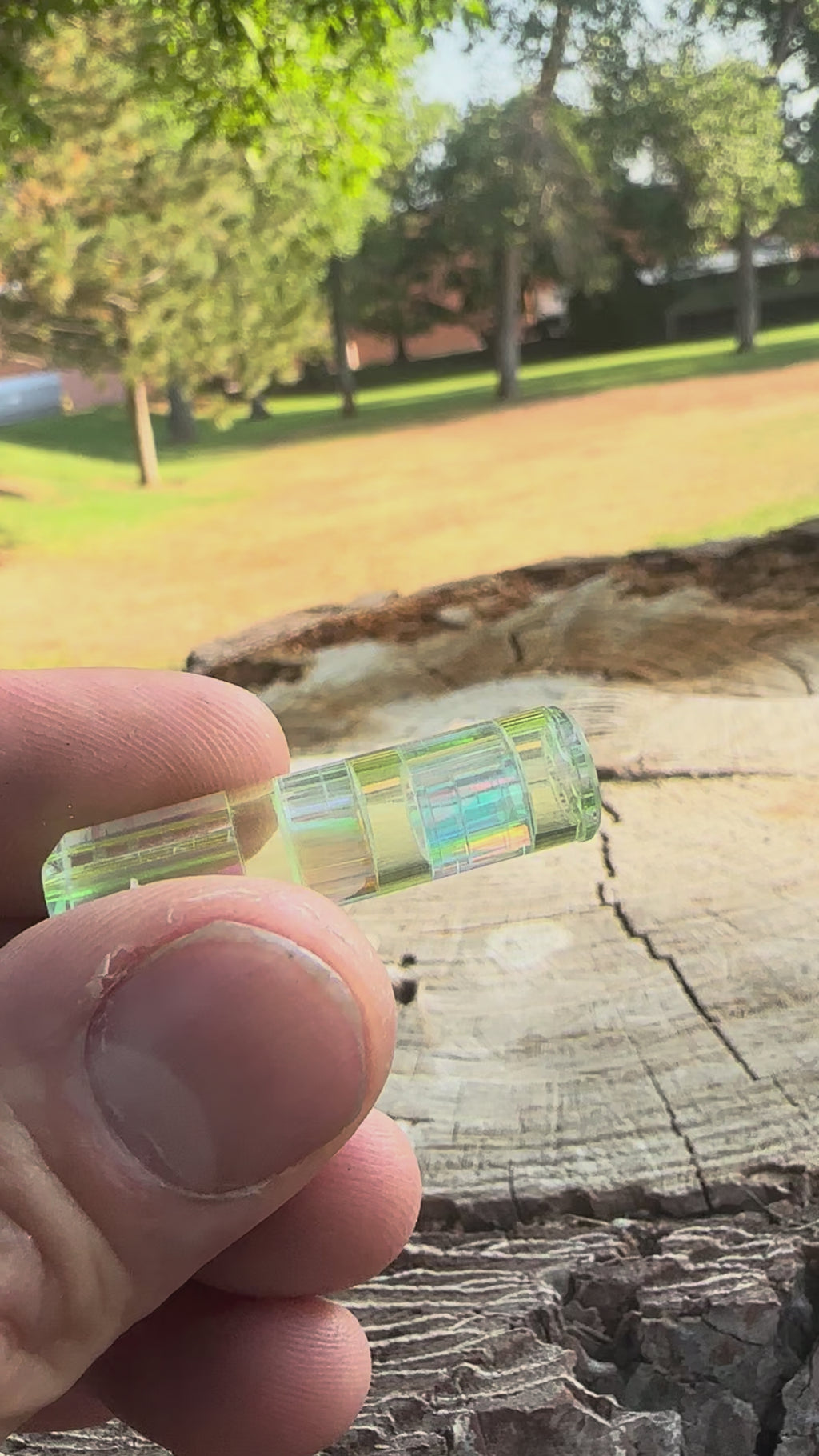 dichroic glass tip  10mm  L/40mm. #94